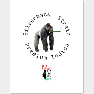 Silverback Strain Premium Indica Posters and Art